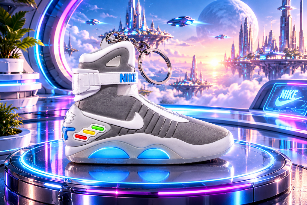 Porte-clés Lumineux Chaussure de Basket Retour vers le Futur