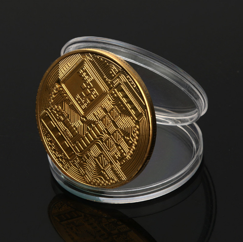Pièce Commémorative en Métal - Pièce Souvenir Bitcoin