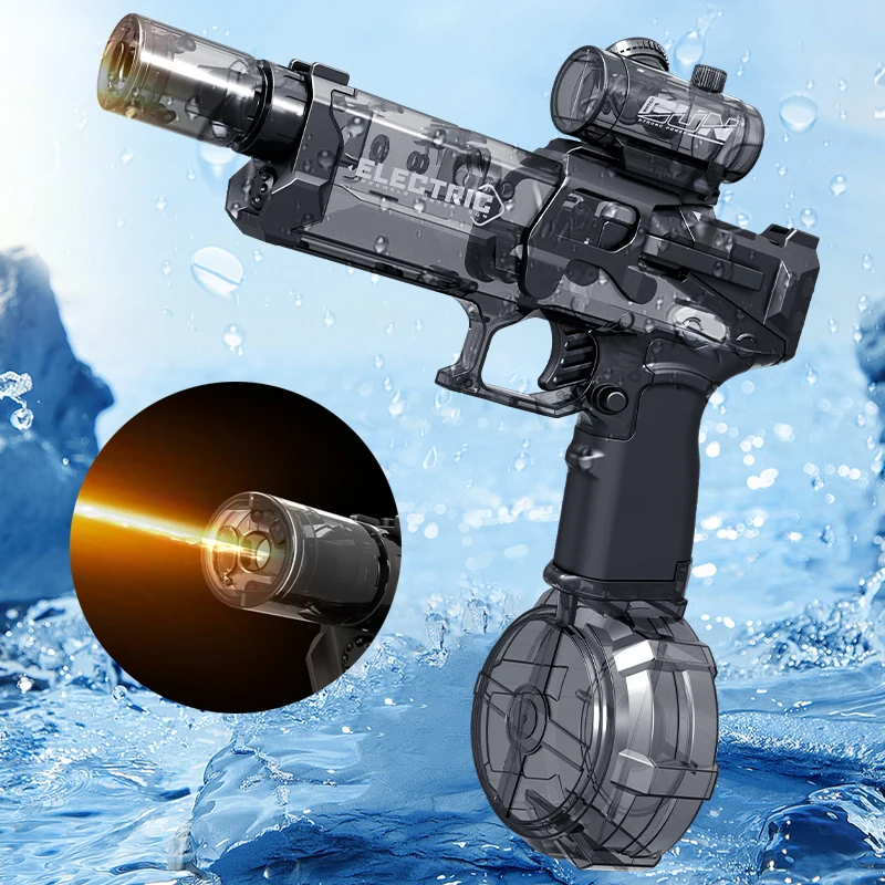 Pistolet à Eau Électrique Fire Rat avec Lumière Cool et Pulvérisation Automatique