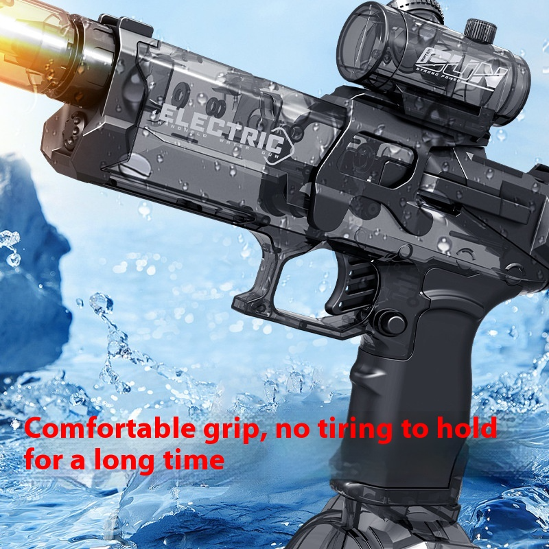 Pistolet à Eau Électrique Fire Rat avec Lumière Cool et Pulvérisation Automatique