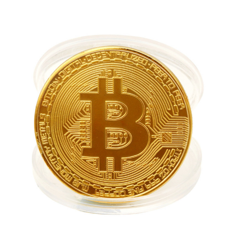Pièce Commémorative en Métal - Pièce Souvenir Bitcoin