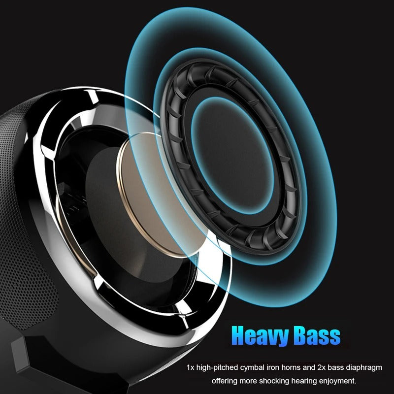 Haut-parleur Bluetooth Portable Anti-Chute avec Subwoofer
