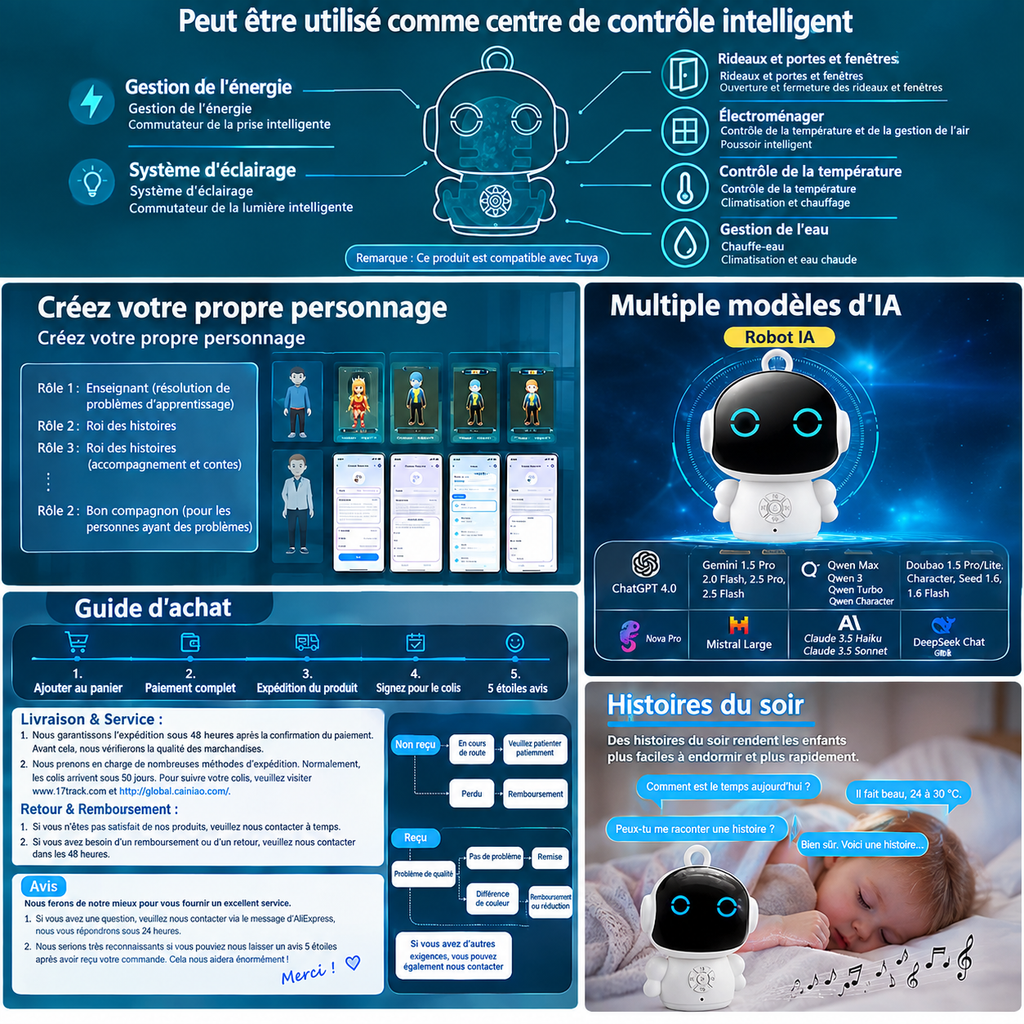 🤖 LumiBot™ – Robot Éducatif Intelligent pour Enfants | IA, Reconnaissance Vocale & Apprentissage InteractifEducational Learning Machine