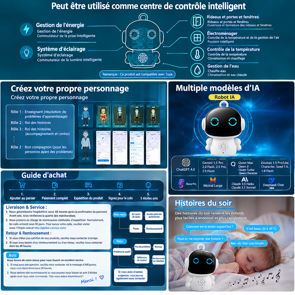 🤖 LumiBot™ – Robot Éducatif Intelligent pour Enfants | IA, Reconnaissance Vocale & Apprentissage InteractifEducational Learning Machine
