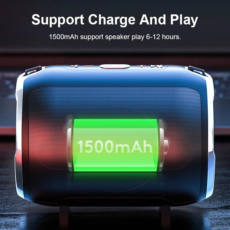 Haut-parleur Bluetooth Portable Anti-Chute avec Subwoofer