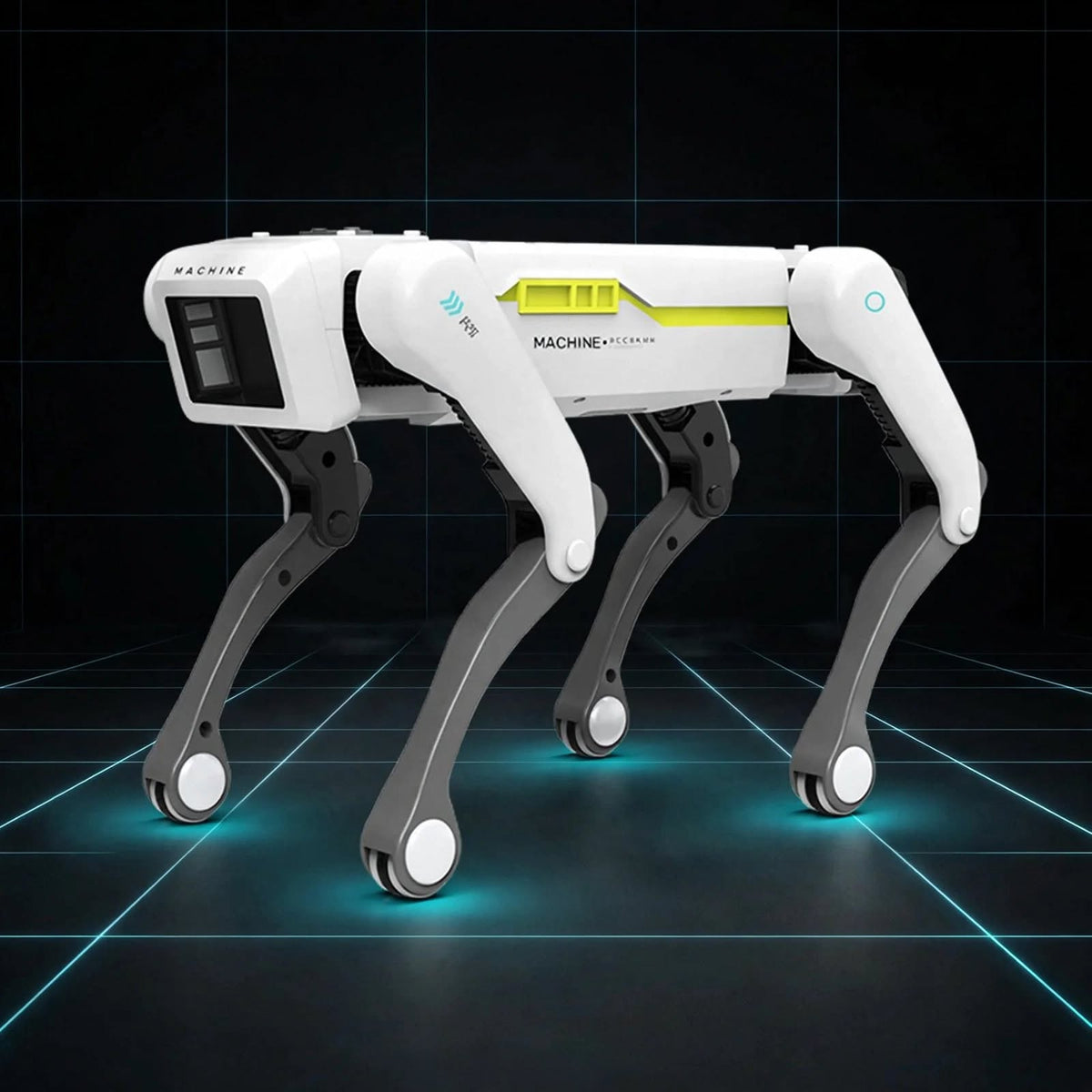 Teeggi Multifunction RC Mechanical Dog Electric RC Intelligent Robot Dog with turret Educational Toy Bionic Smart Robot Toy Gift