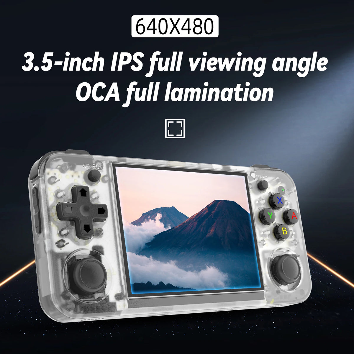 ANBERNIC RG35XX H Handheld Game Console Linux 3.5 inch IPS Screen H700 Retro Video Games Player 3300mAh 64G 5528 Classic Games
