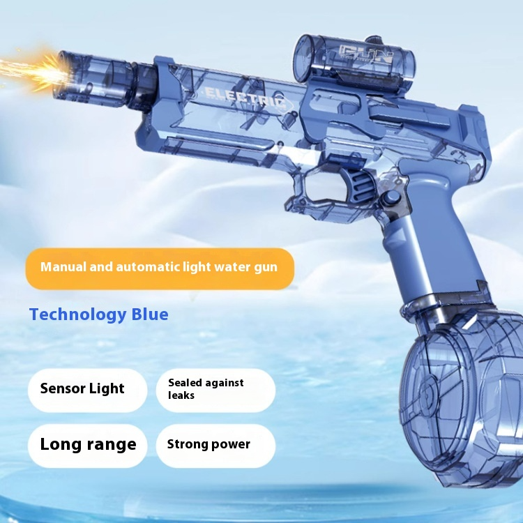 Pistolet à Eau Électrique Fire Rat avec Lumière Cool et Pulvérisation Automatique