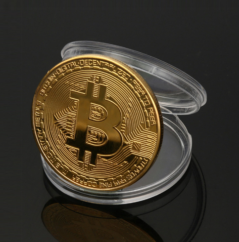 Pièce Commémorative en Métal - Pièce Souvenir Bitcoin